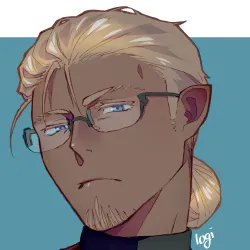 オリジナルキャラクターの周防くんの紹介画像です。
